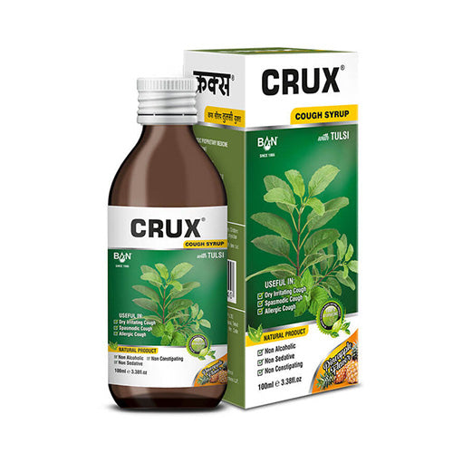 Crux-SF Cough Syrup With Tulsi